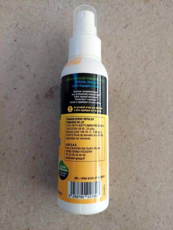 SPRAY RÉPULSIF PUNAISES DE LIT SPECIAL VOYAGE ✈️