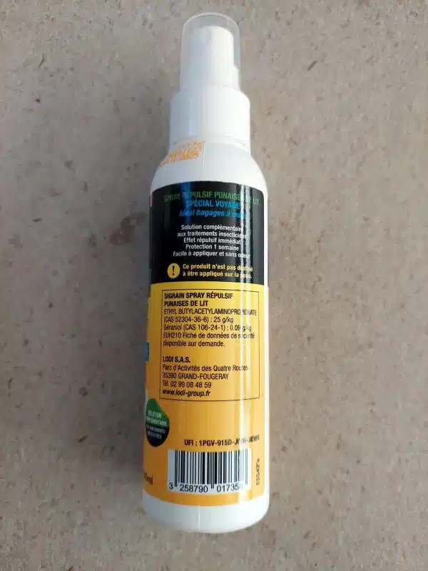SPRAY RÉPULSIF PUNAISES DE LIT SPECIAL VOYAGE ✈️