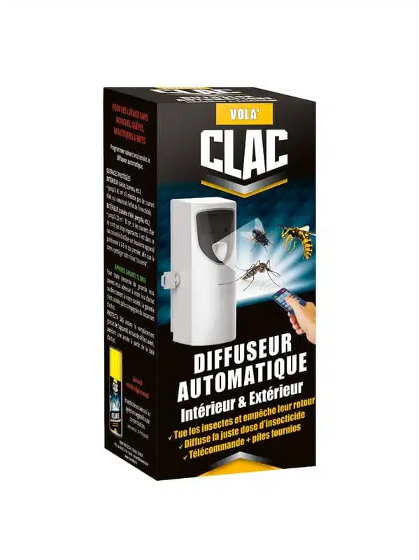 Diffuseur automatique d'aérosols insecticides avec télécommande