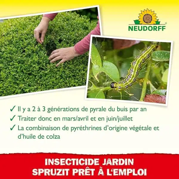 Insecticide pyrale du buis neudorff