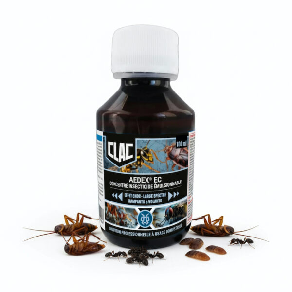 Insecticide cafards punaises fourmis AEDEX EC concentrés 100ml