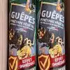 2 bouteilles Aérosol Insecticide Guêpes & Frelons 600 ml Protecta®