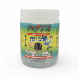 Subito FANGA B+ pâte bleue raticide anti-rats et anti-souris