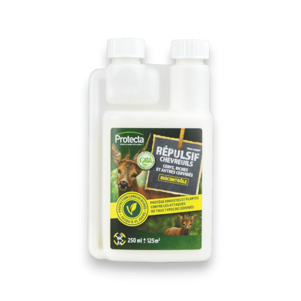 Bouteille de répulsif cervidés naturel à la graisse de mouton