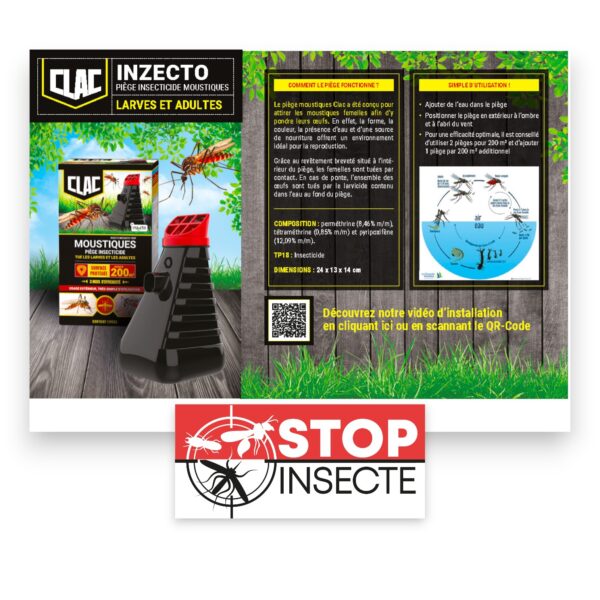 INZECTO PIÈGE INSECTICIDE MOUSTIQUES