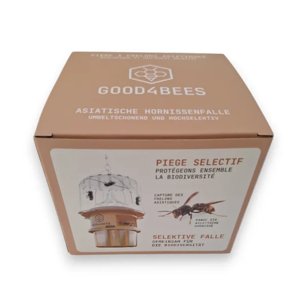 Boîte du good4bees original du fabricant, vue avant, emballage officiel et informations produit