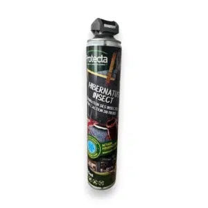 Aérosol Protecta Hibernatus pour tuer les insectes sans insecticide par le froid.