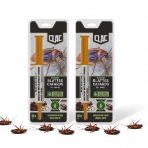 2 seringue de Gel Anti-Cafard et des cafards mort