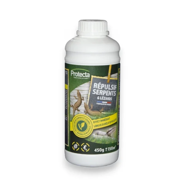 Répulsif serpents naturel en granulés Protecta pour jardin et terrasse