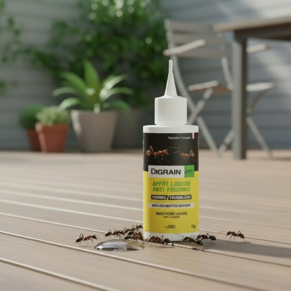 Application du DIGRAIN Appât Liquide Anti-Fourmis